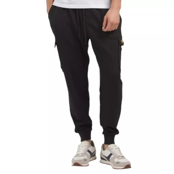 True Religion Men's Fleece Sweatsuit 2 Piece Tracksuit Matching Hoodie Joggers - Picture 5 of 9